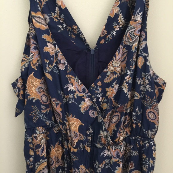NEW Anthropologie PAISLEY JUMPSUIT XSP PXS petite size - Picture 6 of 8